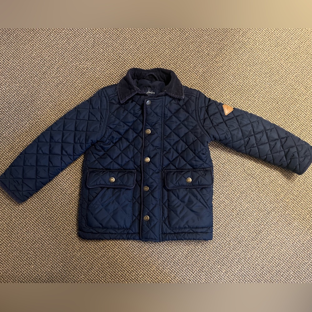 Quilted Barn Jacket (navy) 3T